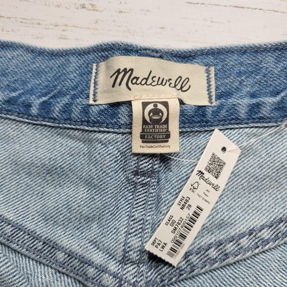 Madewell Superwide Wide Leg Jeans Light Lintz Wash Baggy Relaxed High Rise 28 - Picture 11 of 12